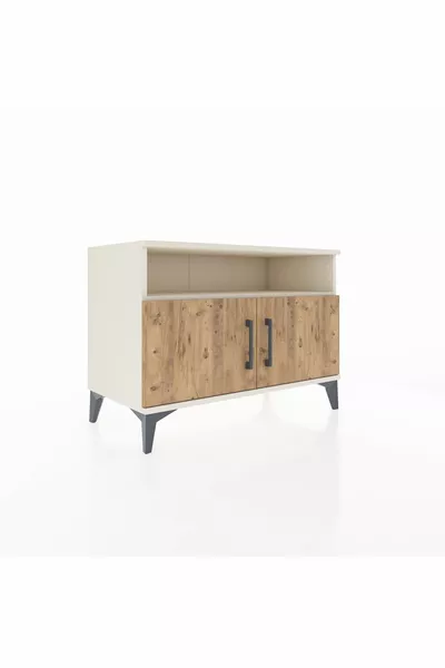 Hyperion Dresser 2 Shelves 2 Doors Moonstone-Pine