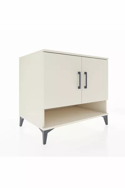 Kronos Dresser 2 Shelves 2 Doors Moonstone-Moonstone