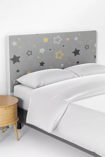 Star Children's Room Bed Base Headboard Cover