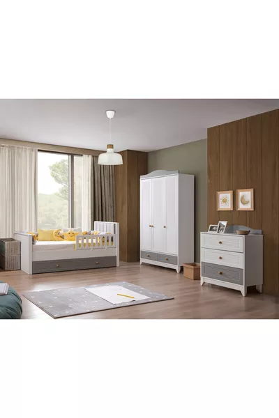 Tokyo Baby and Child Bedroom Set / Bed and 7-Piece Sleep Set Included