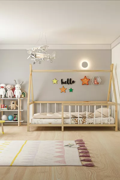 Givayo Wood's Eddie Wooden Baby Child Montessori Bed