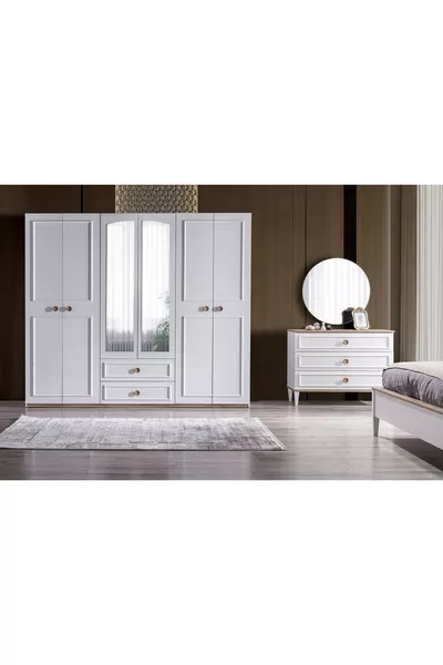 LEGNA Bedroom Set, 6-Door