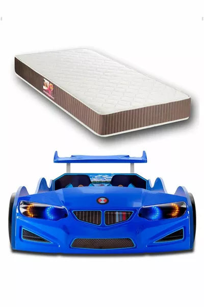 BMW - Eco - Car Bed Frame - Full - Elif Inner Mattress Cm