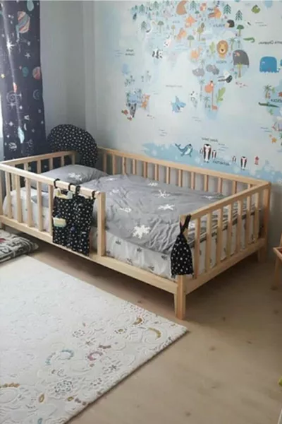 DESİGN Ahşap Montessori Yatak  AYAKLI