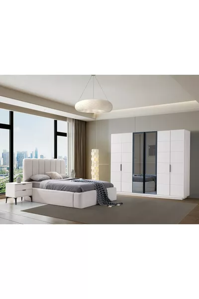 Houston Yatak Odası Takımı % MDF | Ücretsiz Teslimat ve Kurulum