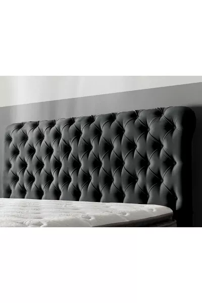Testiera Letto Singolo Glamour Antracite Cm x Cm