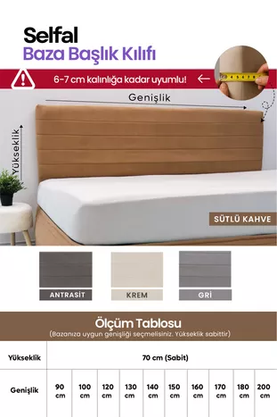 Housse de Tête de Lit pour Lit - Tissu Matelassé en Poil de Poney (Options de Taille)