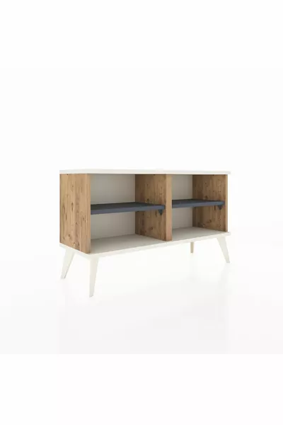 Arges Dresser 2-Shelf Pine-Crystal Grey/Anthracite