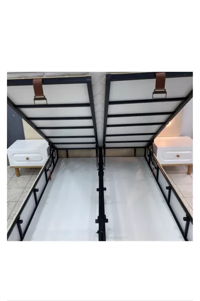 Bed, onderstel en hoofdeind set Güler bed