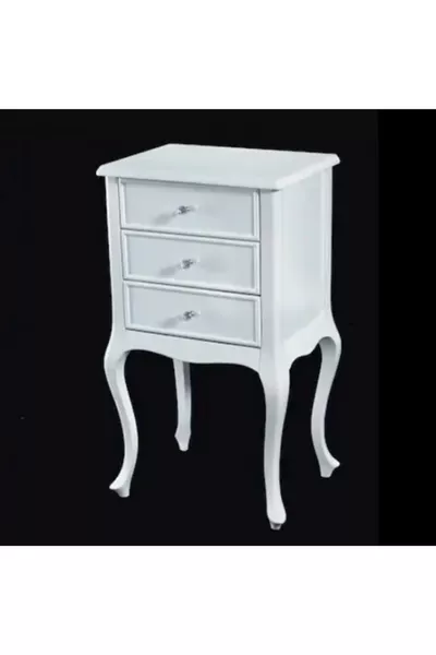 Table de chevet à 3 tiroirs, table de nuit, table d'appoint, commode