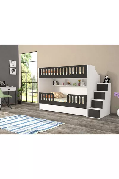 anthracite MDF bunk bed