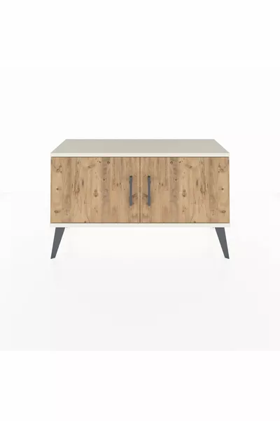 Arges Dresser 2 Shelves 2 Doors Moonstone-Pine