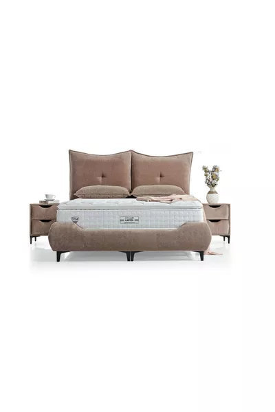 LAVITA Bed Base Headboard Set