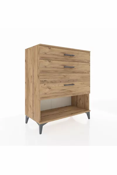Hyperion Dressoir 3 Lades Den-Hout