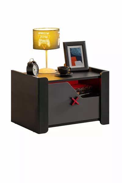 Table de chevet, table de chevet Gamer avec un tiroir