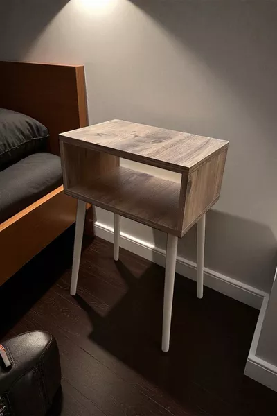 Bedtafel Nachtkastje - nachtkastje Atlantische den uit elkaar gehaald