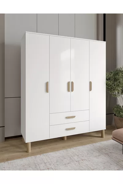 Armadio Bohemia per mobili da sole a 4 ante in MDF