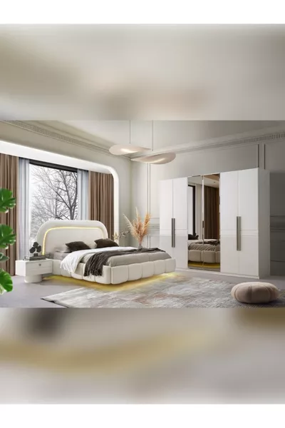 % MDF PEKİN YATAK ODASI