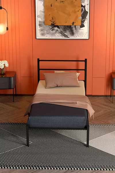 Metal Bed Frame, Star Metal Bed Frame, Wrought Iron Bed Frame, With Size Options