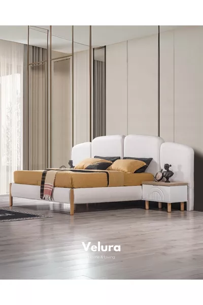 Boerno Yatak Odası Takımı (Dolap + Şifonyer + Komodin + Karyola)