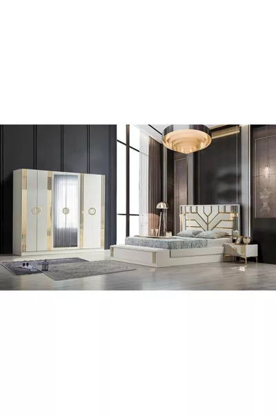 Lora Cream Bedroom Set