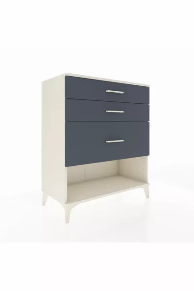 Hyperion Dressoir met 3 Lade Moondsteen-Antraciet