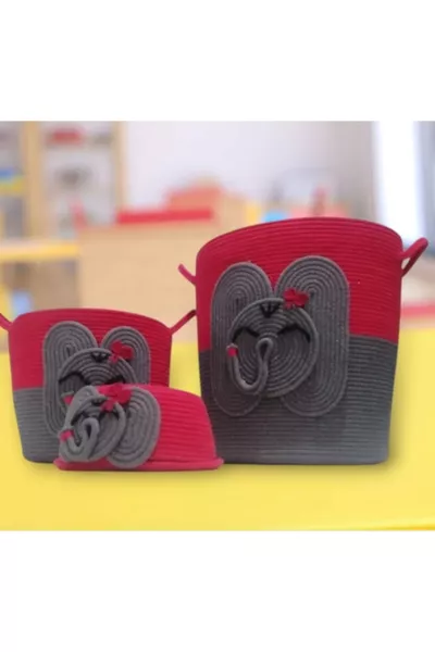 Ensemble de rangement pour chambre d'enfant avec motif d'éléphant