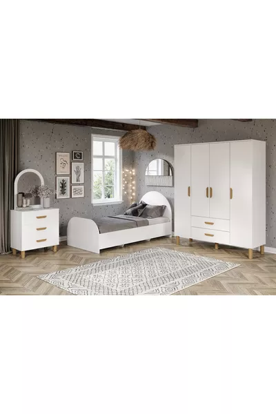 Güneş Bohemian Kids Room Set, Fully MDF