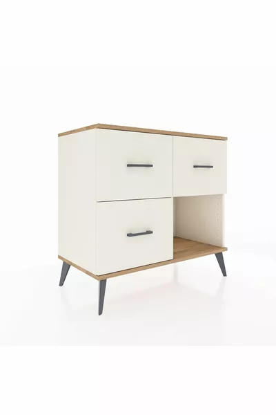 Hyperion Dresser 3 Drawers Moonstone-Pine/Moonstone