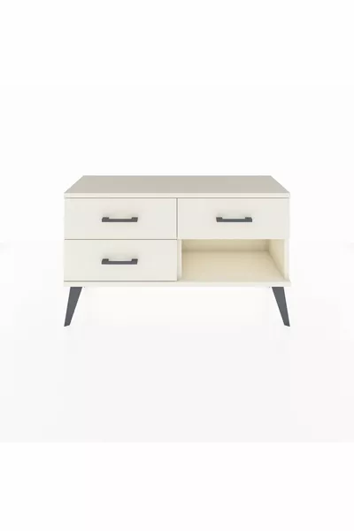 Commode Arges à 3 tiroirs Pierre de lune-Pierres de lune