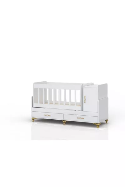 Crib with Bed, MDF Rail, Next to Mother, With Closet, With Drawer, Convertible, Rocking Cradle X