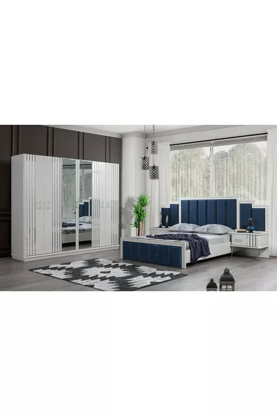 Ensemble de chambre à coucher Erva à base de MDF