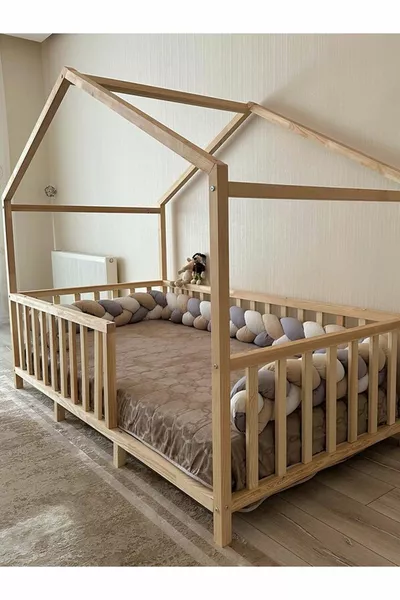 Montessori Wooden Bed - Montessori Bed - Montessori Bed Frame - 