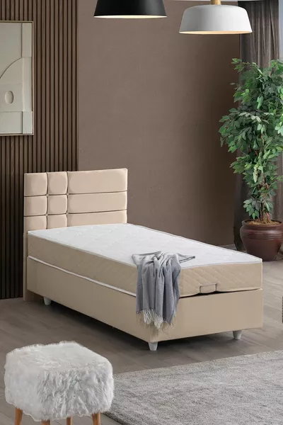 Almada Double Bed, Single Bed Base and Headboard Set