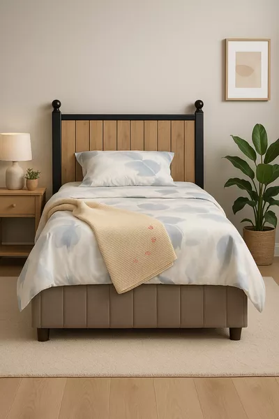 Tête de lit Alin Wood | MDF | Apparence classique et naturelle