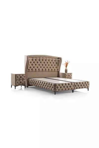 QUEEN Baza Hoofdbord Bedset