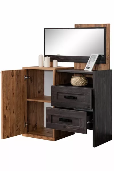 Camera da letto giovanile Elite - Armadio a 3 ante, Letto, Comodino, Comò