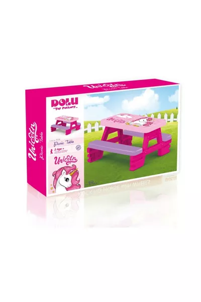 Tavolo da picnic unicorno