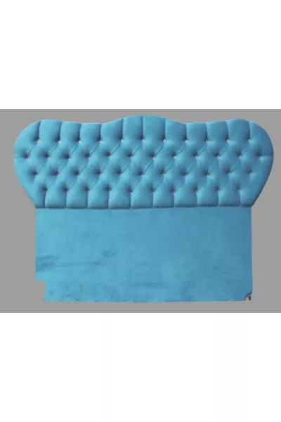 Titolo Cristallo Alc Modello cm Baby Face Tessuto Moderno Trapuntato Colore Blu Fatto a Mano