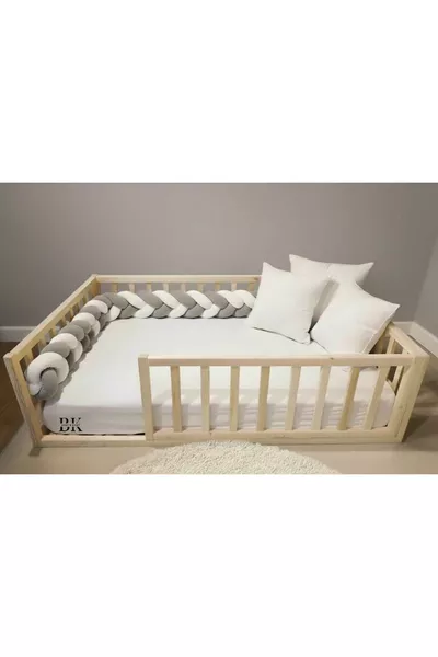Trendy Montessori Natural Baby and Children's Bed