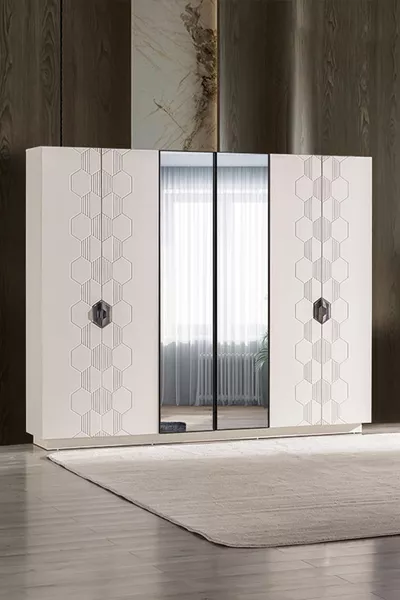 Ensemble de chambre à coucher Opal 6 portes