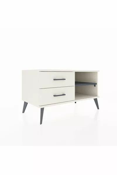 Hyperion Dressoir Enkelplank 2 Lade Agaat-Antraciet/Agaat
