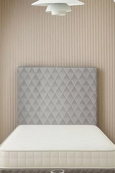 Testiera Letto Economica Relax, Testiera Base, Testiera Minimalista a Motivo (OPZIONI DI MISURA)