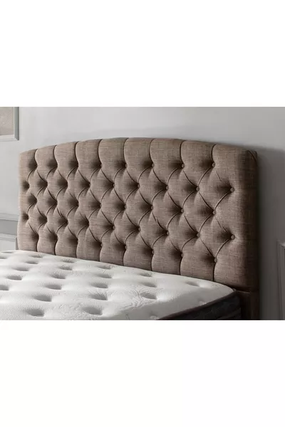 Tête de lit double Angel marron cm