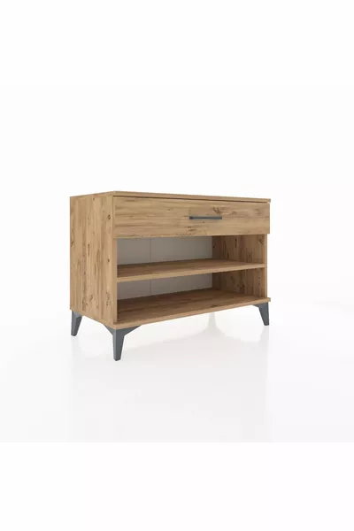 Hyperion Dresser Single Shelf Single Drawer Pine-Pine
