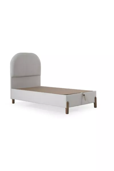 Bohem Plus Single Bed Base with Storage and Headboard Set, 2-Piece Set