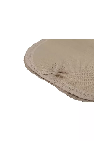 Ensemble de chambre à coucher 3 pièces en étamine brodable