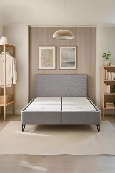 Sleepy Sandıklı Bed Base and Headboard Duo Set