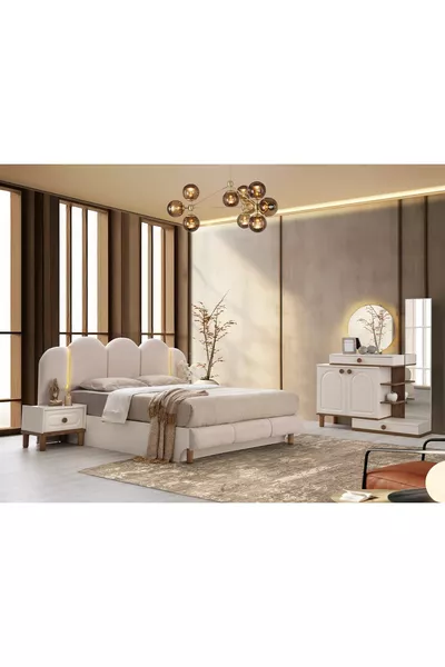 Hazar MDF-Based Bedroom Set