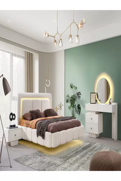 % Mdf barcelona yatak odası